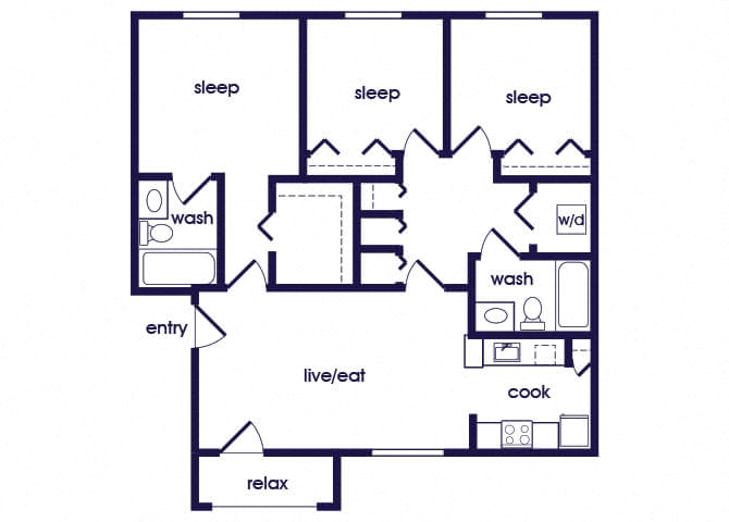 Suite A Floorplan